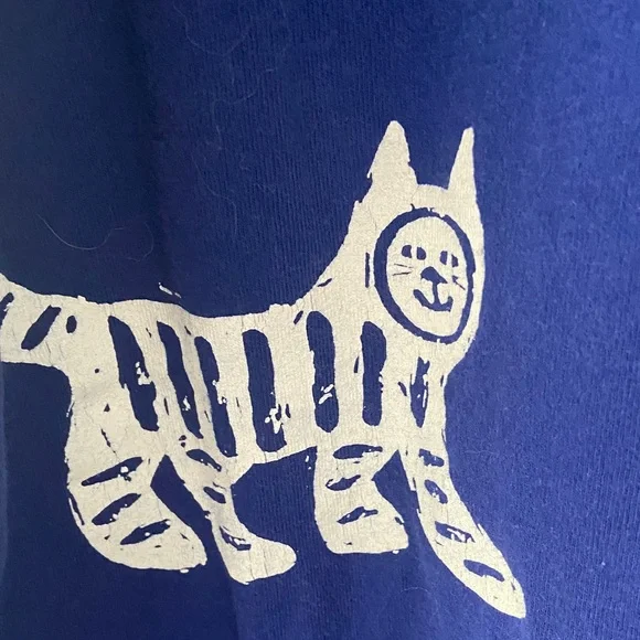 Casual Maxi Dress with fun Cat print - Picture 7 of 7